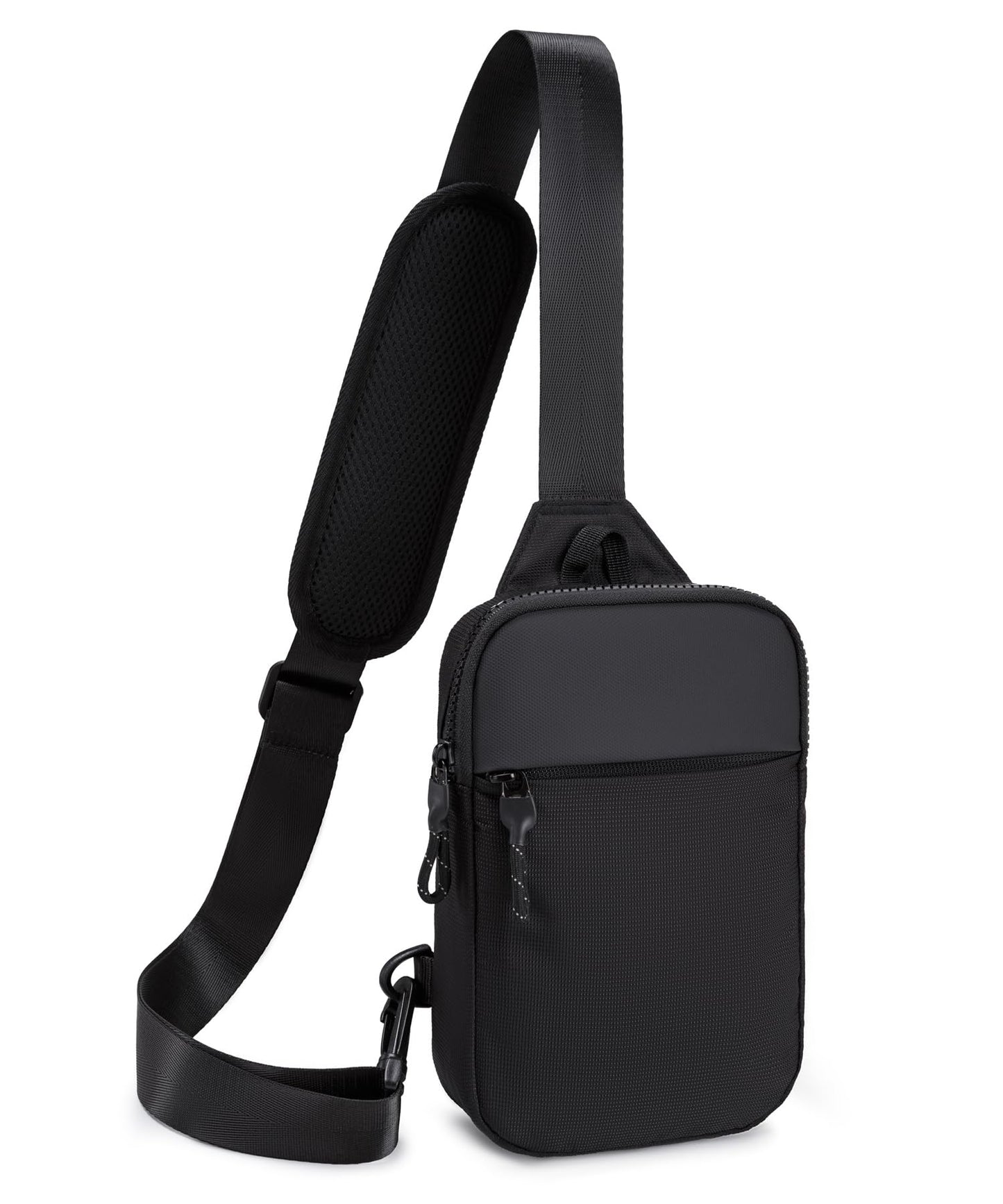 higouta Mini Sling Bag for Men Women, RFID Blocking Crossbody Backpack Casual Utility Chest Phone Bag for Travel Workout