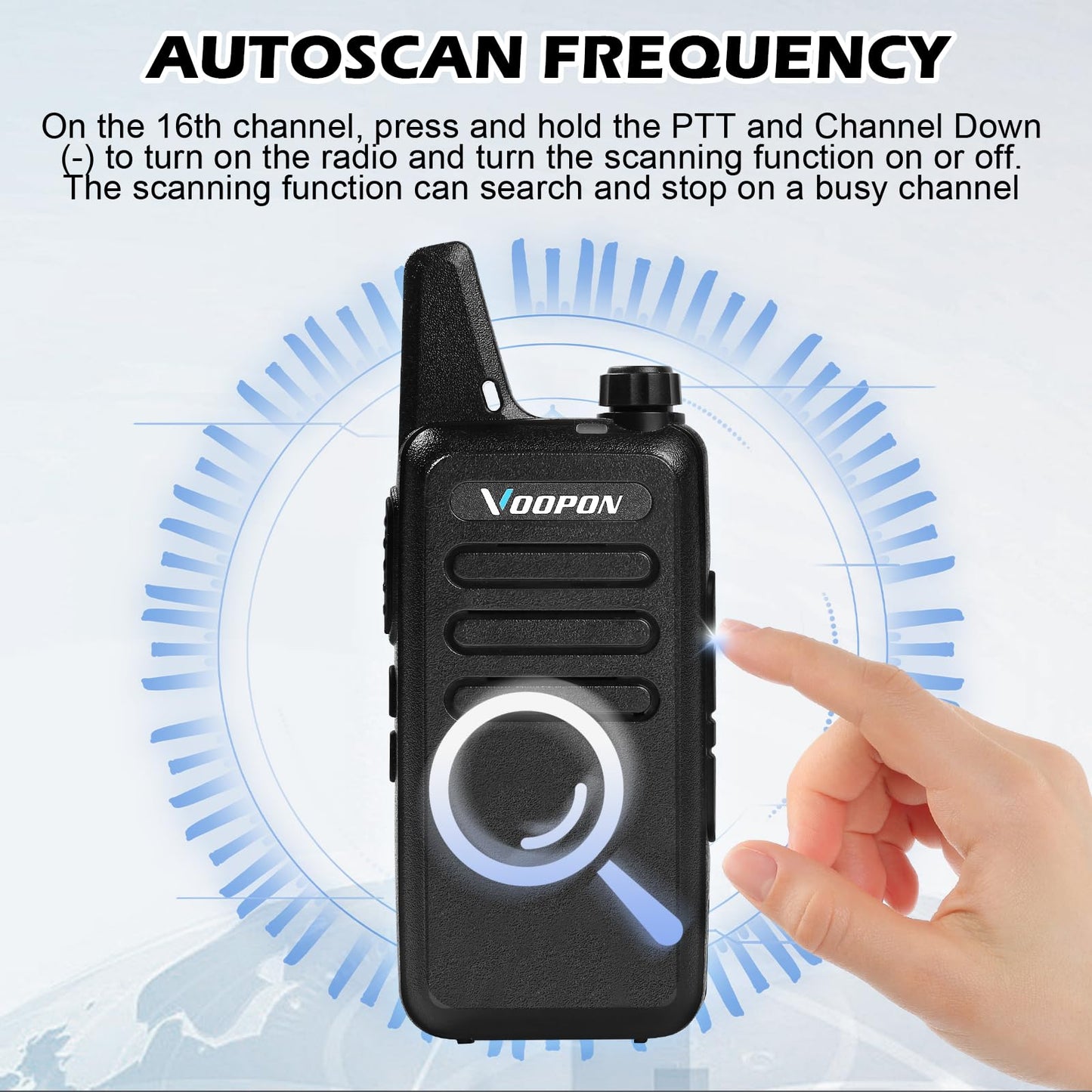 Rechargeable Walkie Talkies for Adults with 6 Way Muti Unit Gang Charger Earpieces 22 FRS Channels Two-Way Radios Long Range VOX Mini Transceivers for Business Company Camping Church Shop (6 Pack)