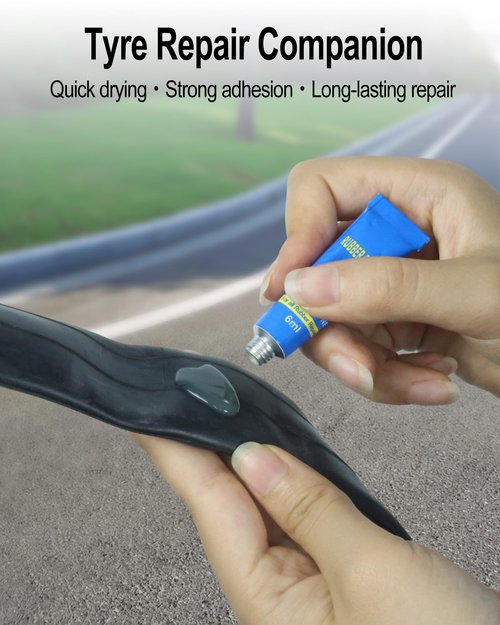 cycletour Bike Tire Repair Kit, Bicycle Tire Repair Kit with High-Strength Bike Tire Levers, Bike Tire Patch and Tire Repair Glue, Bike Tube Patch Kit for Mountain and Road Bikes