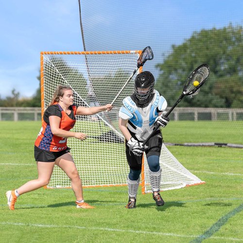 FORZA Lacrosse Goals | Pop-Up or Regulation & FIL Standard Lacrosse Goals for Practice, Professional Games or Backyard Use [3 Style Options] (Regulation Goal [3mm], Single)