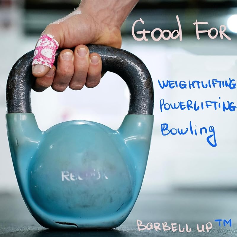 Mix Skull Thumb Tape for Weightlifting - Finger Tape for Powerlifting, Barbell Grip Support