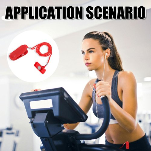 Treadmill Magnet Safety Key Replacement, Universal Treadmill Safety Key Magnetic Running Machine Switch Rectangle Emergency Stop Lock for Most Treadmills Accessories
