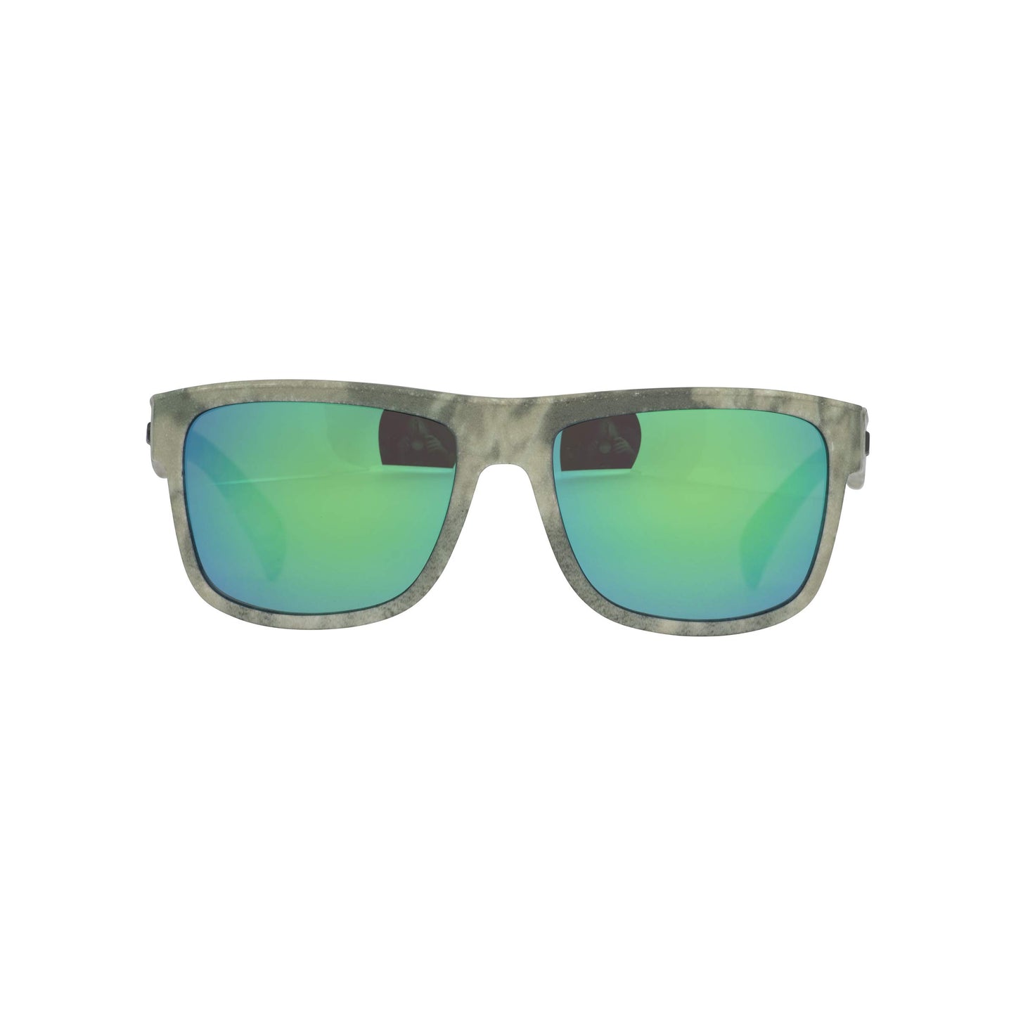 HUK Sunglasses, Polarized Lens Eyewear with Performance Frames, Fishing, Sports & Outdoors Sunglasses, (Clinch) Green Mirror / Southern Tier Subphantis, Medium/Large