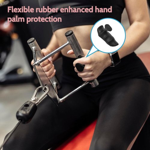 PASEWER Weight Lifting Grips, Anti-Slip Workout Grips, Gym Gloves for Weight Lifting, Workout Gloves for Exercise and Training,Rypt Grips for Men and Women, Deadlift, Pull-Ups, Dumbbell(Black)