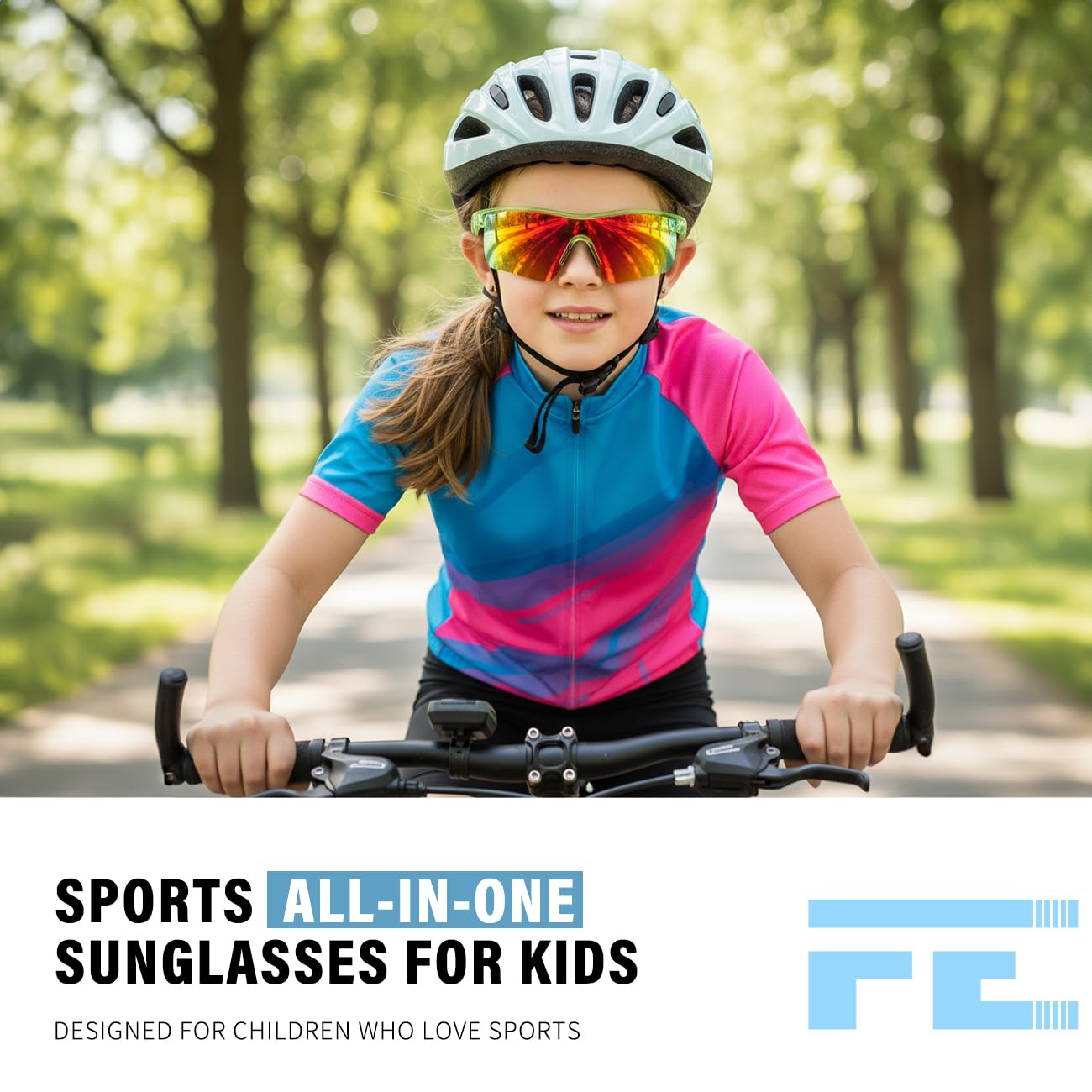 FEISEDY Kids Polarized Sports Sunglasses
