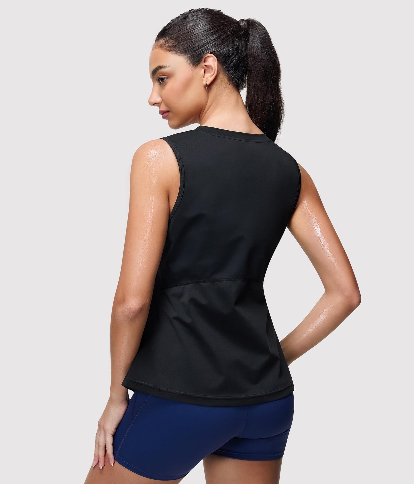 Junlan Waist Trainer for Women - Sleeveless Sauna Sweat Vest for Women Working Out