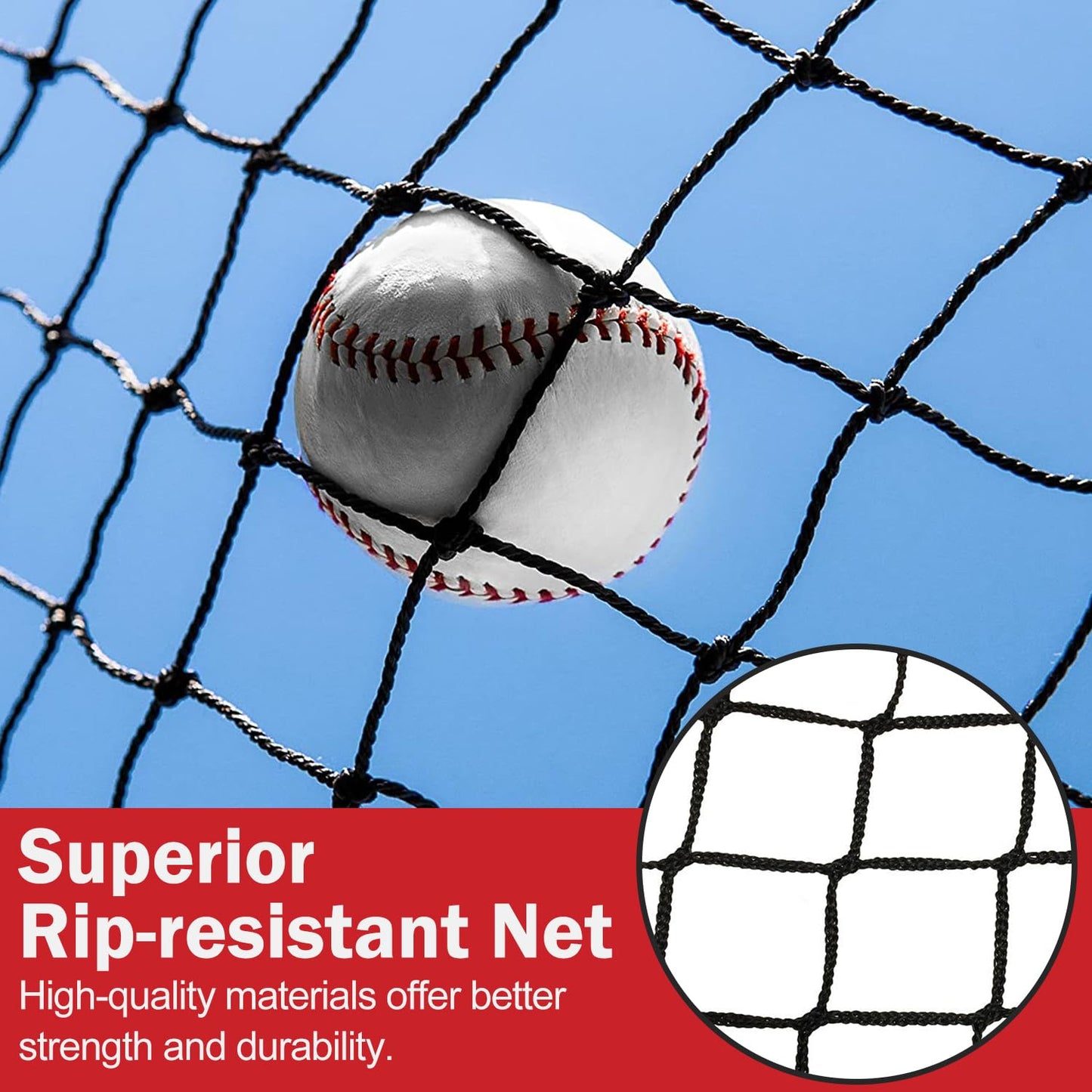 MONOJOY Baseball Pitching Net: 9-Hole Pitching Net with Strike Zone Adjustable Softball Pitching Nets Includes Carry Bag for Indoor | Outdoor Use, Practice of Pitching, Batting, and Throwing Drills