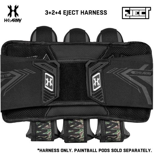 HK Army 3+2 Eject Paintball Harness Pod Pack - Tigerstripe