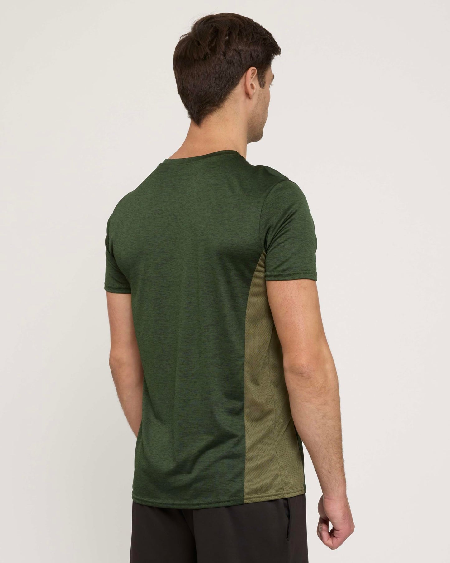 Real Essentials - Pack of 5 Men’s Active Quick Dry Fit Crew Neck T-Shirts Athletic Gym Workout Short Sleeve Tee Tops Camisas para Hombres Summer - Medium - Set 12