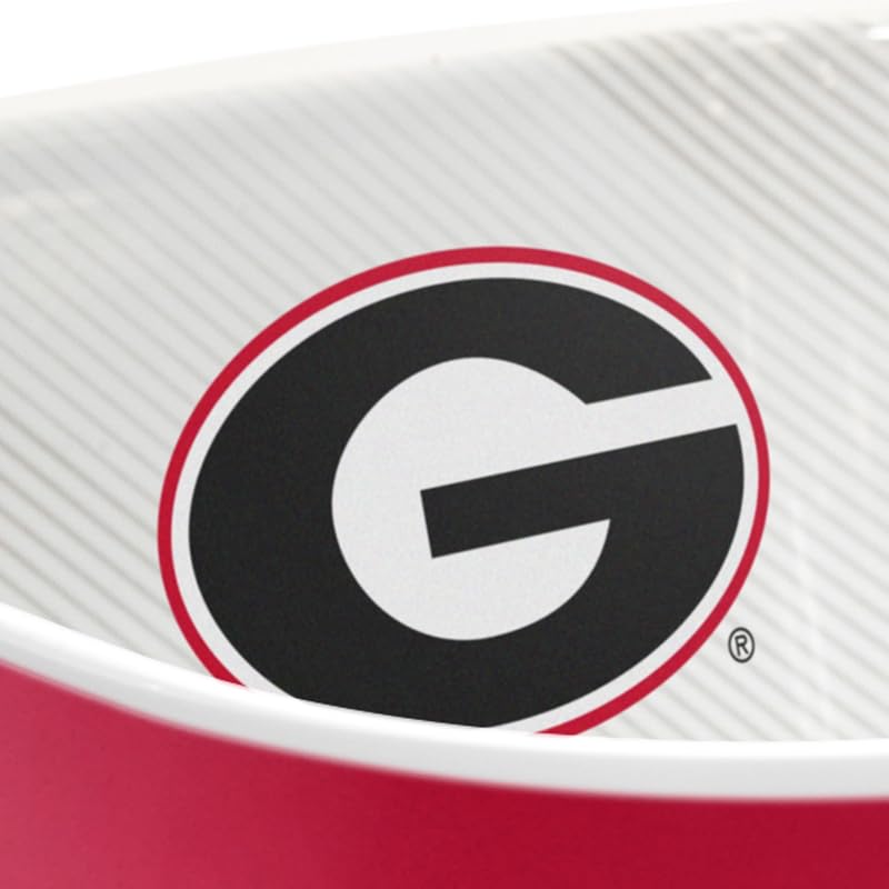 YouTheFan NCAA Georgia Bulldogs Large Party Bowl - Team Colors