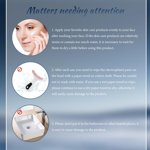 HOTORMER Face Massager Tool, Facial and Neck Massager Beauty 3-in-1 Triple Action Light, Thermal, and Vibration for Skin Care Face Sculpting Tool (White)