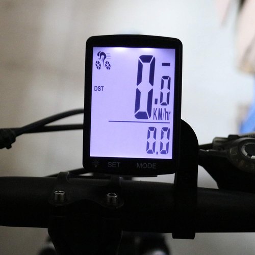 Nellvita Wireless Bike Computer, 20 Multi-Functions, Real Waterproof Bicycle Speedometer, Cycling Odometer with 3'' Large LCD Display(Simple to Read), Easy to Use