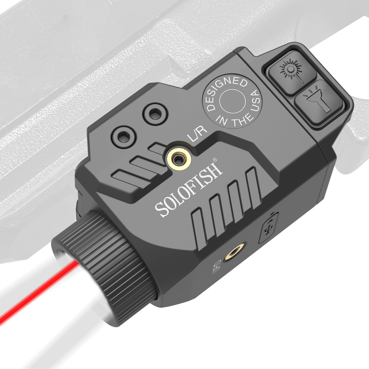 Solofish 800 Lumens Pistol Light Laser Combo for Railed Gun