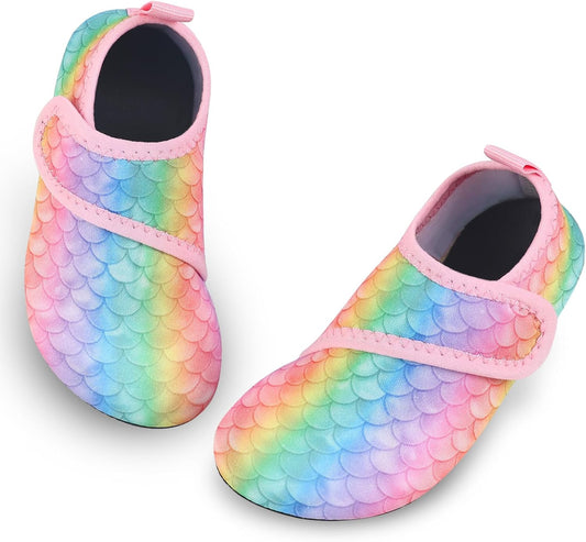 Kids Boys Girls Toddler Water Shoes,Beach Swim Non Slip Quick Dry,Barefoot Sports Aqua Socks Fast Dry for Sports Outdoor