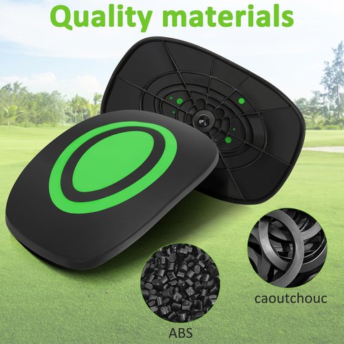 Portable Golf Travel Bag Support Pole, Umbrella Anti-Impact Support CoverProtector and Aluminum Alloy Rod, Golf Club Travel Bag Support System (Green)
