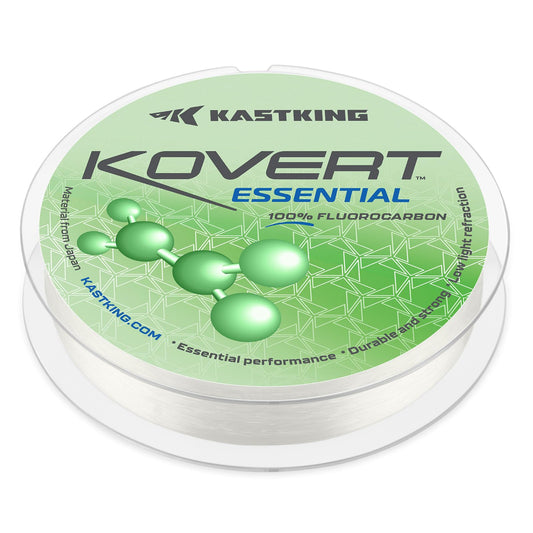KastKing Kovert Essential 100% Fluorocarbon Fishing Line,30LB,25Yds