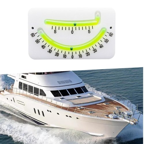 Amagogo Professional Boats Inclinometer Marine Clinometer for Fishing Boat Sailors