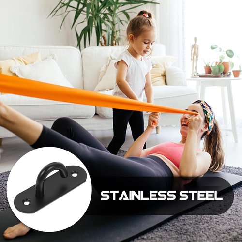 Happyyami Resistance Band Wall Anchor Kit 3pcs Ceiling Hooks Multi-Purpose Swing Hangers for Gym