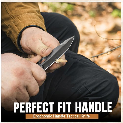 SRISE Pocket Knife for Men Folding Tactical Knives Ideal Work Survival Camping Hunting Hiking and EDC- Birthday Gifts for Men & Women