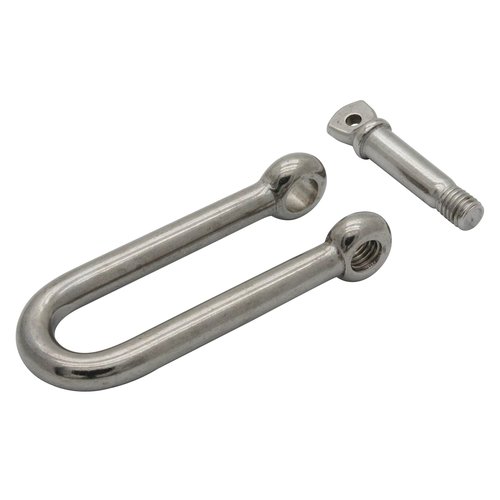 Extreme Max 3006.8207.2 BoatTector Stainless Steel Long D Shackle - 3/8", 2-Pack