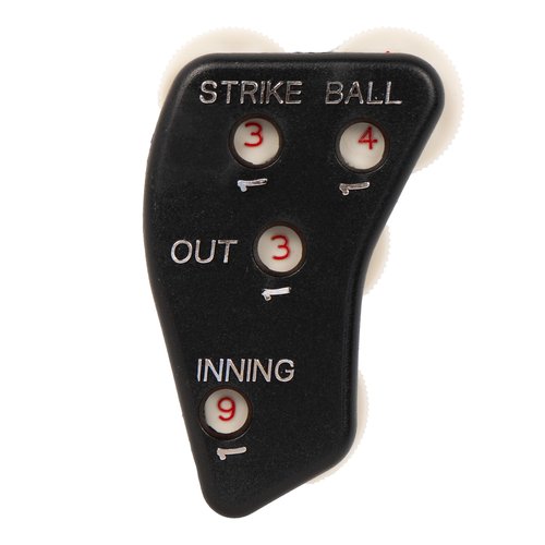 Murray Sporting Goods Baseball/Softball Umpire Shirt Accessory Bundle - Shirt, Bag, Brush, Indicator Clicker Accessory Kit (Black, X-Large)