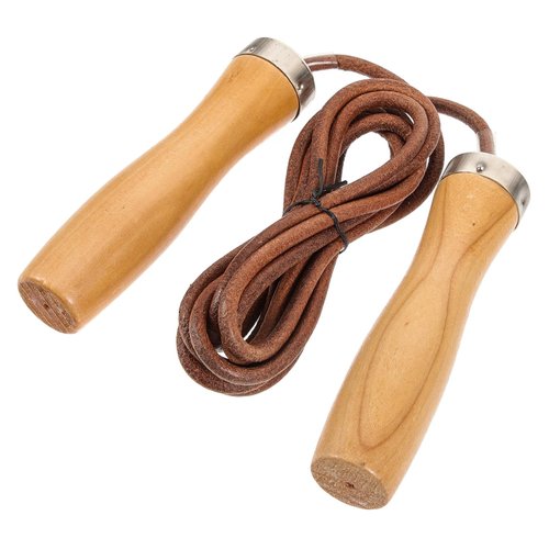 GANAZONO Wooden Handle Rope Jump Rope for Fitness Physical Education Equipment Indoor