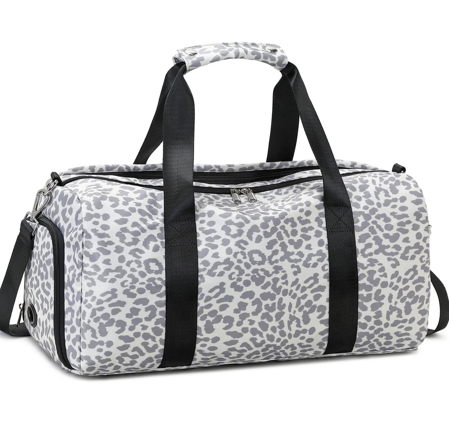 JIANYA Sports Gym Duffle Bag for Women, Womens Weekender Bag Overnight Travel Bag with Shoe Compartment & Wet Pocket Girls Gymnastics Carry Bag