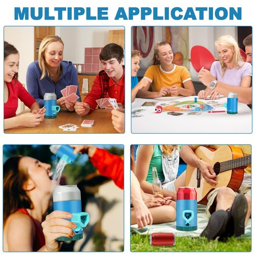 Beer Roulette Drinking Game - Thrilling Twist & Pass Party Fun，Randomized Beer Shotgun, Fun Bachelor Party Gift for Tailgate BBQ Pregame or Funny White Elephant