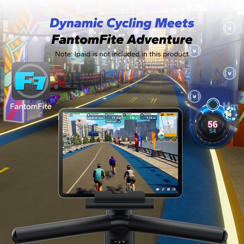 MERACH Recumbent Exercise Bike for Home with Smart Bluetooth and Exclusive App Connectivity, LCD, Heart Rate Handle, S08 Magnetic Recumbent Bikes, Black