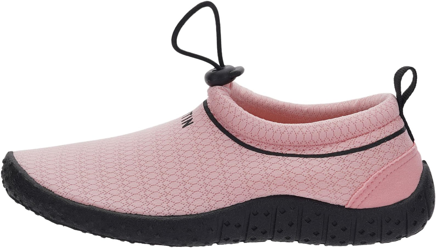 WHITIN Water Shoes for Big Kids Quick Dry Aqua Minimalist Barefoot Socks Size 3 Girls Comfy Beach Swimming Pool Lake Yoga Sport Kayak Sand Sneaker Pink 34