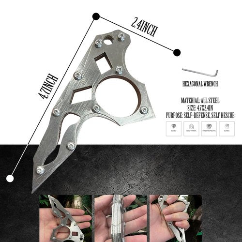 Tactical Knife Multitool - Women's Self Defense & Survival Gift - Mother's Day & Birthday Gift - Window Breaker