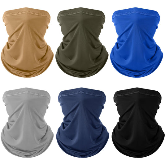 Geyoga Summer UV Protection Cooling Neck Gaiter,Coyote Color,6 Pcs