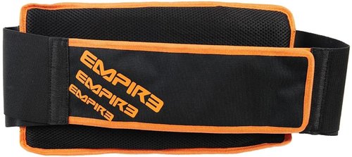 Empire Omega Paintball 4 Pod Harness Hook & Loop Strap Pack Black w/Orange, Black / Orange