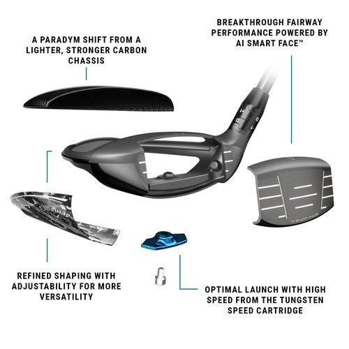 Callaway Golf Paradym AI Smoke Max Fairway Wood (Right Hand, Tensei 65G, 3 Wood, Stiff)