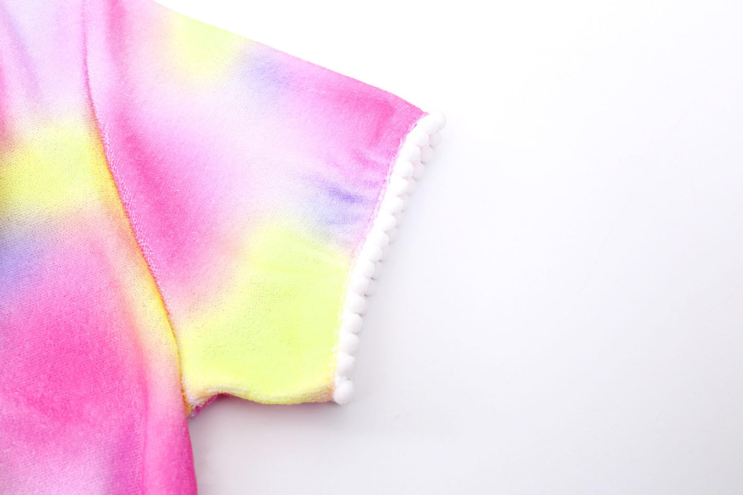 LUCKYGAL Girls Swimsuit Cover Up Zip-Up Swim Coverup Tie Dye Terry Beach Bathing Suit, Size 8 9