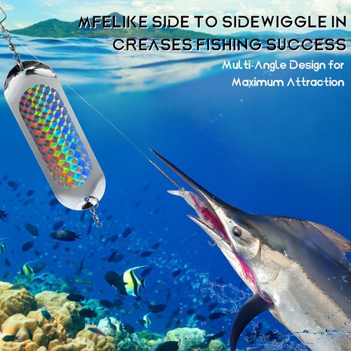 4pcs Fishing Dodger Flashers Trolling Flasher Lures Salmon Skateboard Fishing Gear (4)