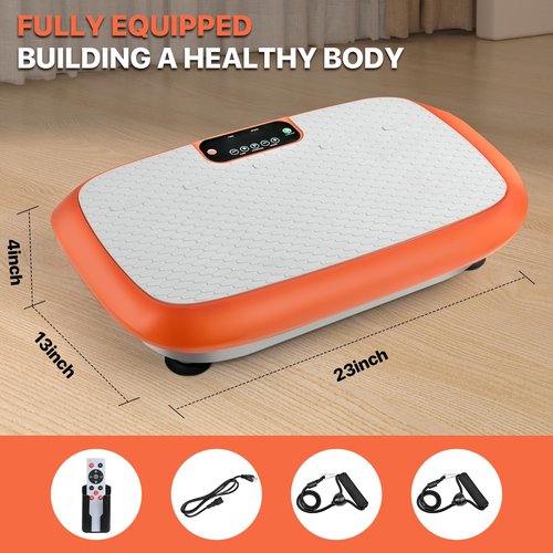 Vibration Plate Exercise Machine for Weight Loss Fitness Equipment, Vibration Plate Platform for Home Fitness,Lymphatic Drainage Shaking Full Body Shaker 99 Adjustable Speeds