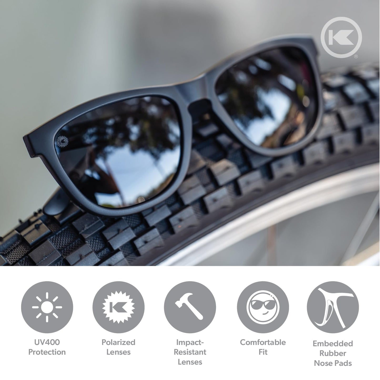 Knockaround Premiums Polarized Sunglasses for Men & Women - UV400 Protection