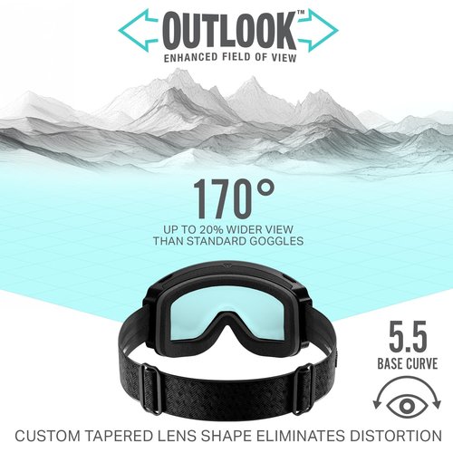 Wildhorn Outfitters Roca Ski Goggles Extra/Replacement Frameless Lens