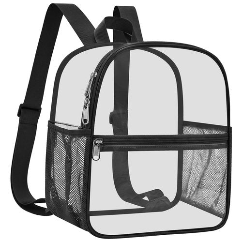 Oraben Clear Backpack for Stadium Events Stadium Backpack Waterproof 12x6x12 Clear Bag for Adult Concert Sport Work