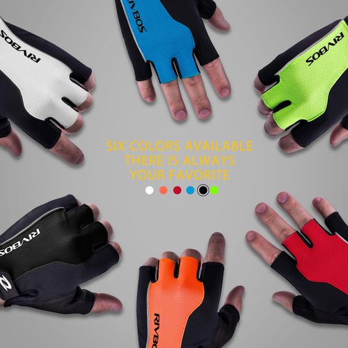 RIVBOS Cycling Gloves Bike Gloves for Men Women with Anti-Slip Shock-Absorbing Pad for Bicycle/Workout/Road Bike/Gym/Driving CHG002