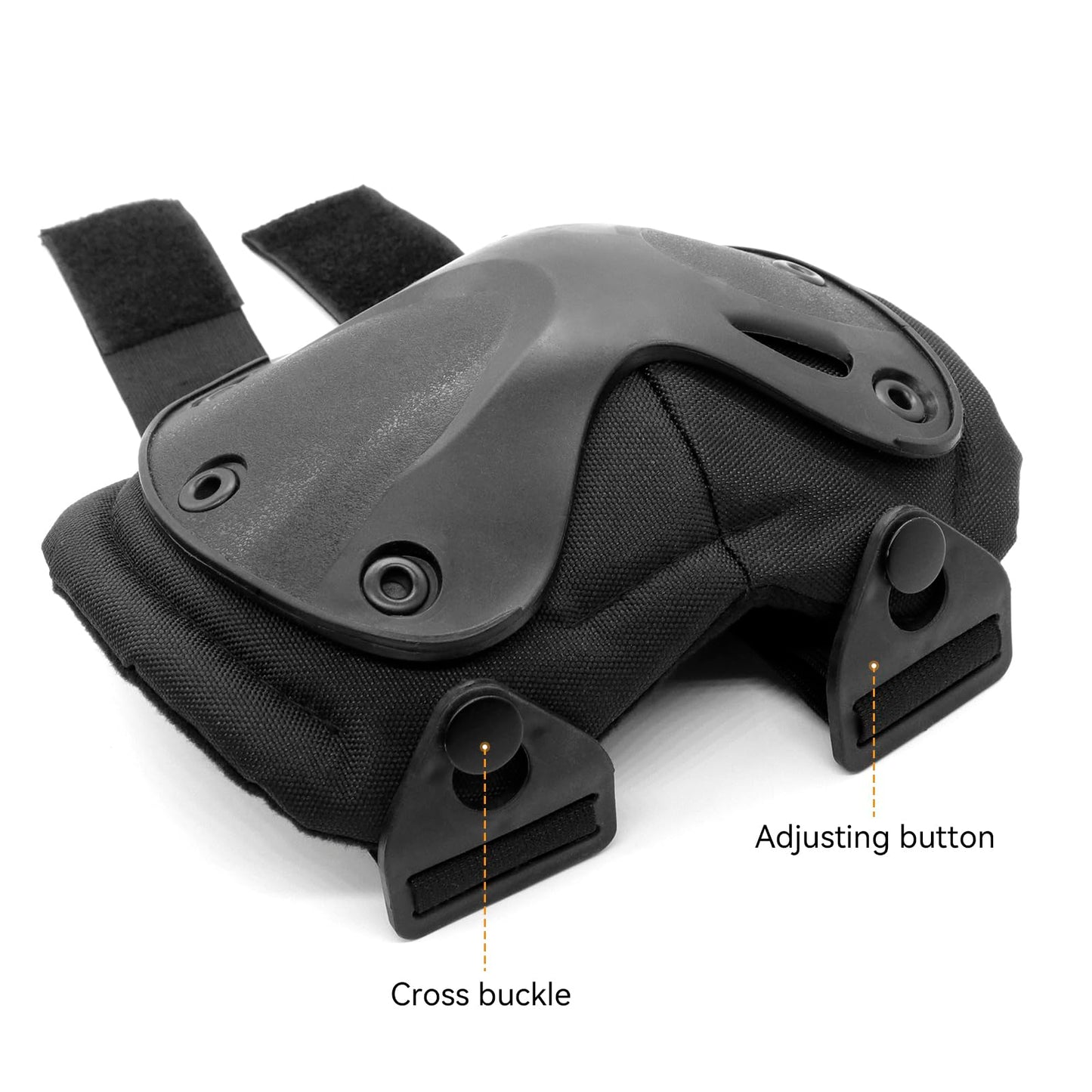 AOUTACC Combat Knee Protective Pads for Outdoor CS Paintball Game Cycling Safety Skateboarding Gear Skates Knee Protection Guard Pads
