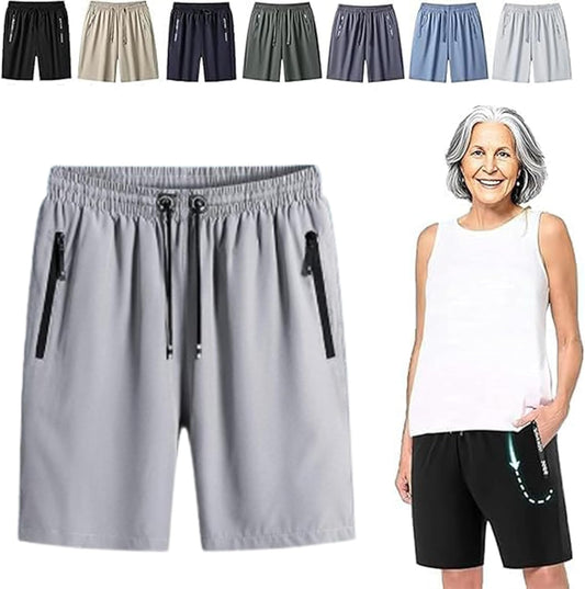 ICY Shorts - Airyflex Iced Active Silk Cooling Stretch Quick Drying Shorts for Senior Women Over 50