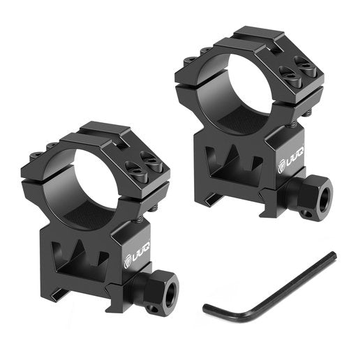 UUQ 1'' Scope Rings，2 Pieces High Profile 1-Inch Scope Mount Rings, 2-Pack for for Picatinny Rails