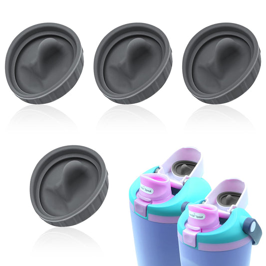 4pcs Replacement Stopper Compatible with Owala FreeSip Sway 30oz 40oz, Silicone Seal Bottle Cap Mouth Stopper for Owala FreeSip Tumbler 30oz 40oz Water Bottle Top Lid Gasket Plug Accessories BPA-Free
