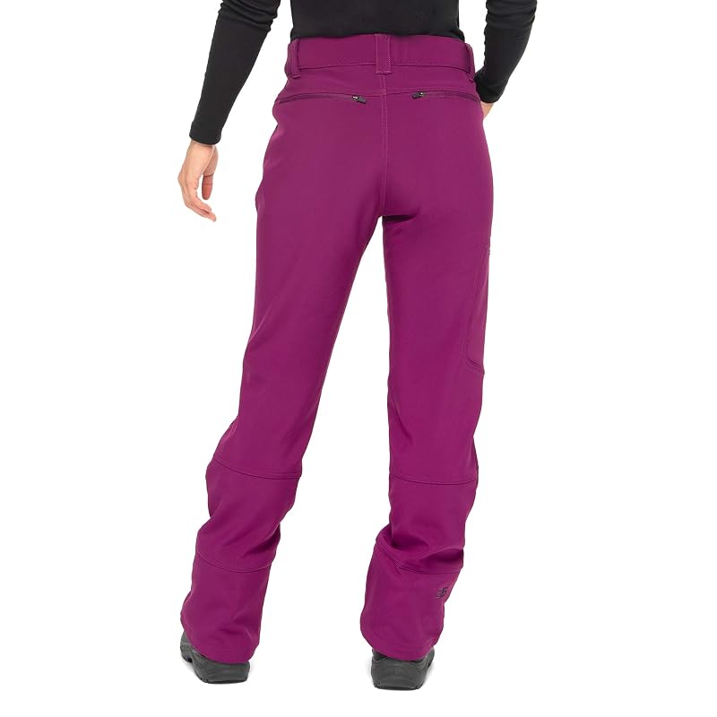 Arctix Women's Sarah Fleece-Lined Softshell Pants Plum, Large/31" Inseam