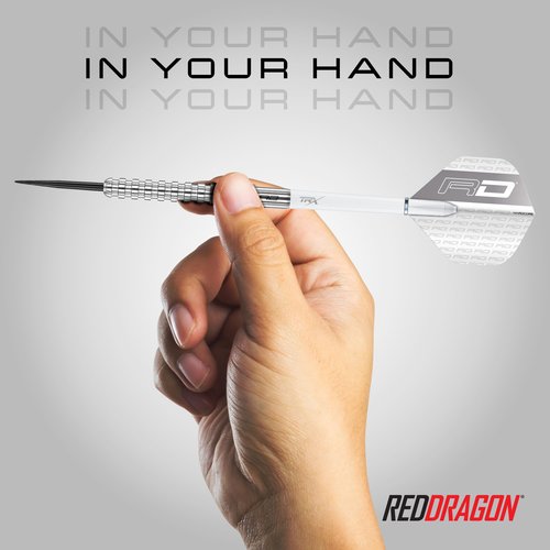 RED DRAGON Javelin Original 22g Tungsten Darts Set with Dart Flights and Dart Shafts (Stems)
