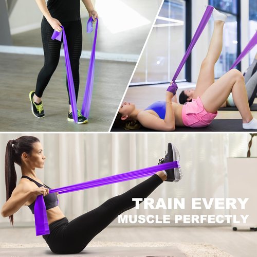 WENDISI Pilates Ring Fitness Circles Set, High Resistance Yoga Ring Pilates Equipment Set for Women Includes Pilates Ring, 9 Inch Small Exercise Ball, 5 Resistance Bands at Home Pilates Workout Set