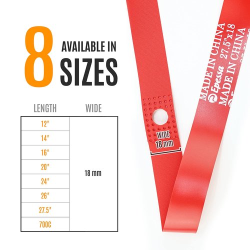Epessa Bike Bicycle Rim Strip Rim Tape Fits Size 12" 14",16",20",24" 26'', 27.5'', 700C-A Pair