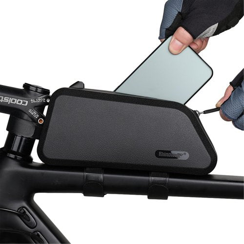 abamita Top Tube Bike Bag Waterproof Rhinowalk Top Tube Bag 1.5L Road Bicycle Front Frame Bag Suitable for Road and Mountain Bikes,Fully Waterproof